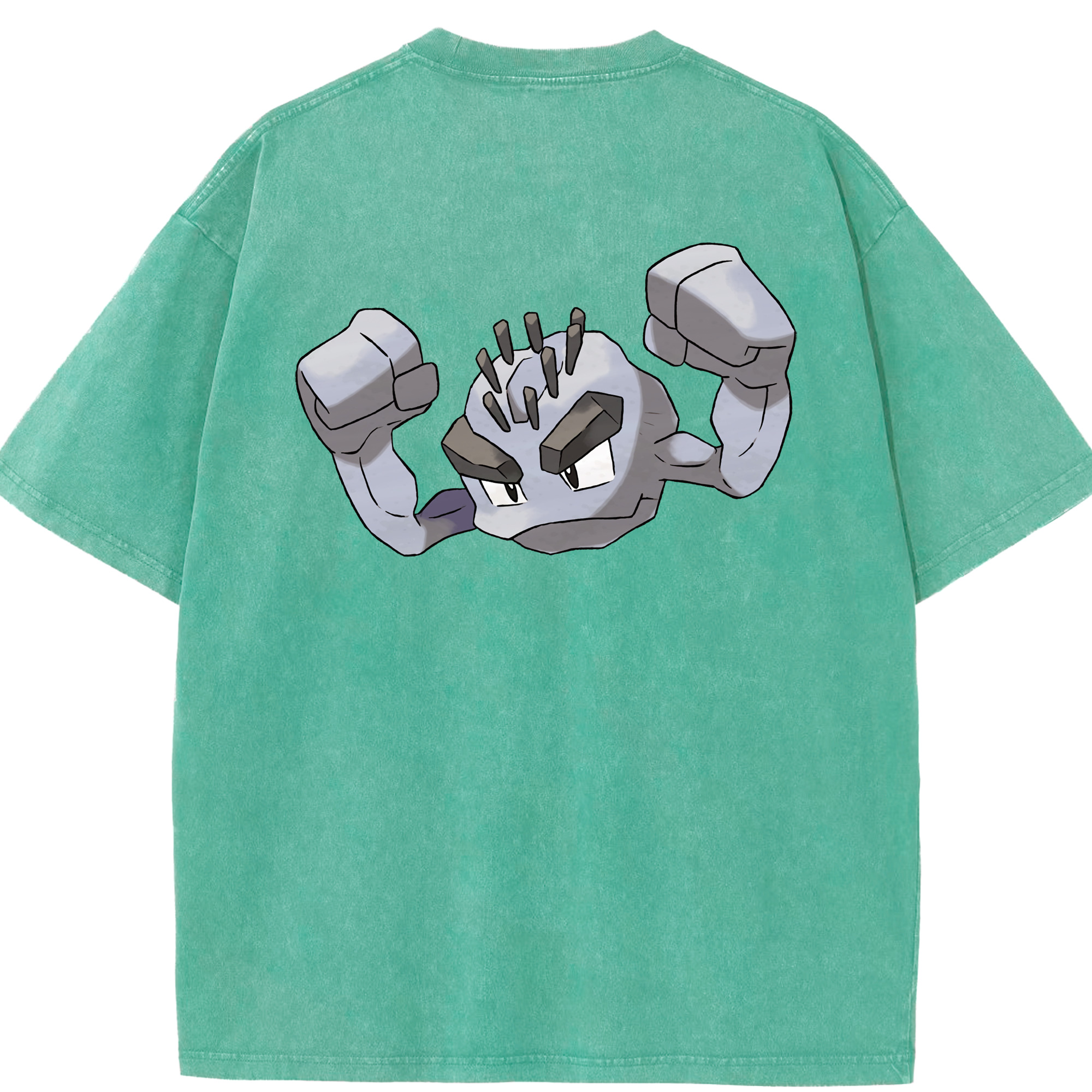 （画像用） ポケットモンスター Pokémon 綿100% ヴィンテージ風 半袖Tシャツ（背面プリント）